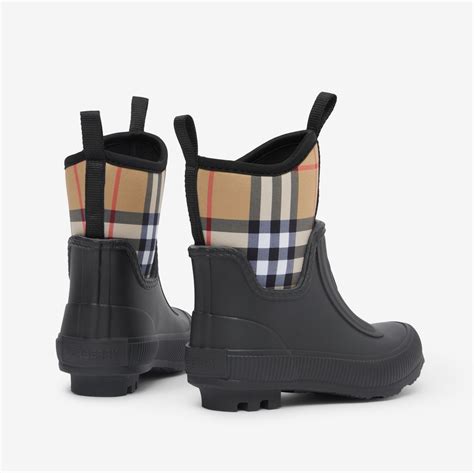 Burberry neoprene rain boots